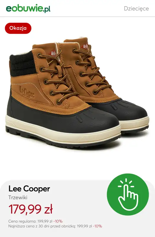 eobuwie.pl - gazetka promocyjna Trzewiki dziecięce do -30% od środy 24.09  - strona 5