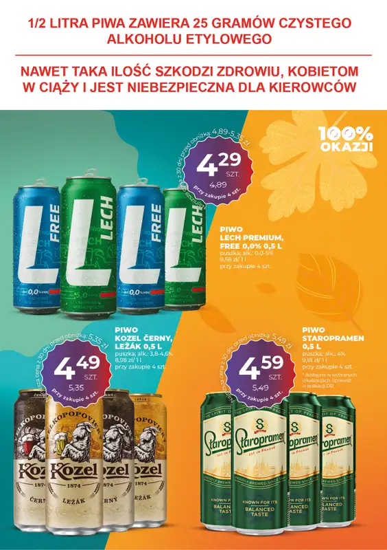Duży Ben - gazetka promocyjna Gazetka piwna od środy 24.09 do wtorku 07.10 - strona 8