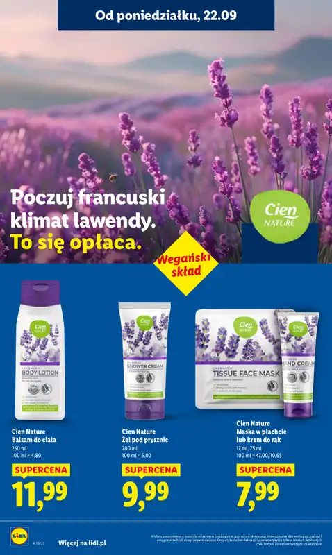 Lidl - gazetka promocyjna Oferta od poniedziałku od poniedziałku 22.09 do środy 24.09 - strona 58