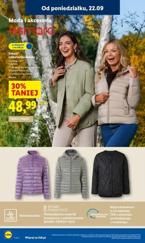 Lidl - gazetka promocyjna Oferta od poniedziałku od poniedziałku 22.09 do środy 24.09 - strona 14