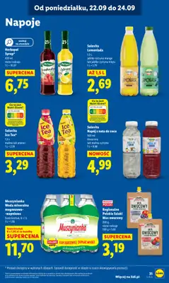 Lidl - gazetka promocyjna Oferta od poniedziałku od poniedziałku 22.09 do środy 24.09 - strona 35