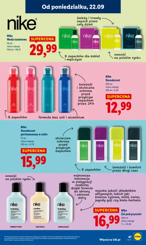 Lidl - gazetka promocyjna Oferta od poniedziałku od poniedziałku 22.09 do środy 24.09 - strona 57