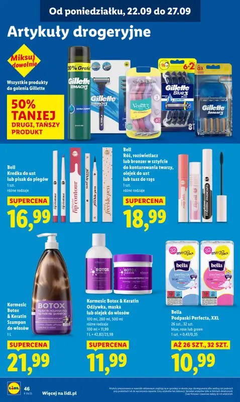 Lidl - gazetka promocyjna Oferta od poniedziałku od poniedziałku 22.09 do środy 24.09 - strona 56