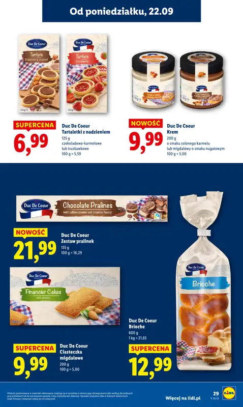 Lidl - gazetka promocyjna Oferta od poniedziałku od poniedziałku 22.09 do środy 24.09 - strona 33
