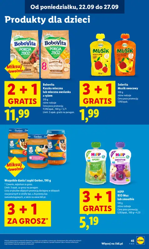 Lidl - gazetka promocyjna Oferta od poniedziałku od poniedziałku 22.09 do środy 24.09 - strona 55