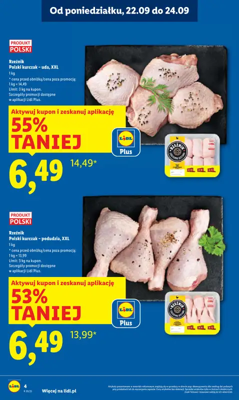 Lidl - gazetka promocyjna Oferta od poniedziałku od poniedziałku 22.09 do środy 24.09 - strona 4
