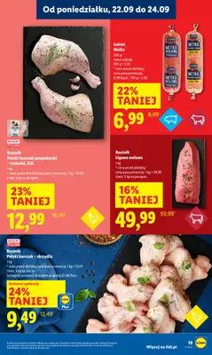 Lidl - gazetka promocyjna Oferta od poniedziałku od poniedziałku 22.09 do środy 24.09 - strona 23