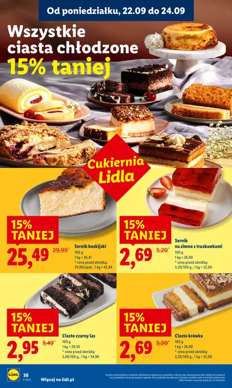 Lidl - gazetka promocyjna Oferta od poniedziałku od poniedziałku 22.09 do środy 24.09 - strona 42