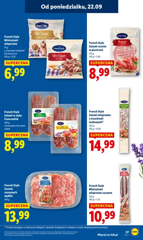 Lidl - gazetka promocyjna Oferta od poniedziałku od poniedziałku 22.09 do środy 24.09 - strona 31
