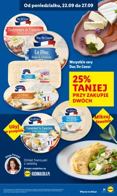 Lidl - gazetka promocyjna Oferta od poniedziałku od poniedziałku 22.09 do środy 24.09 - strona 29