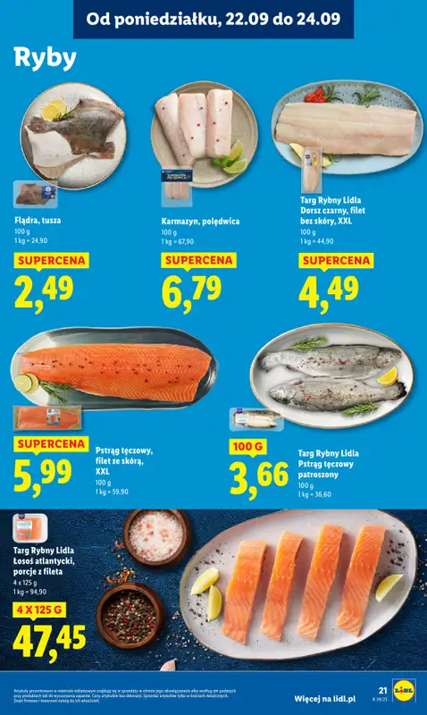 Lidl - gazetka promocyjna Oferta od poniedziałku od poniedziałku 22.09 do środy 24.09 - strona 25