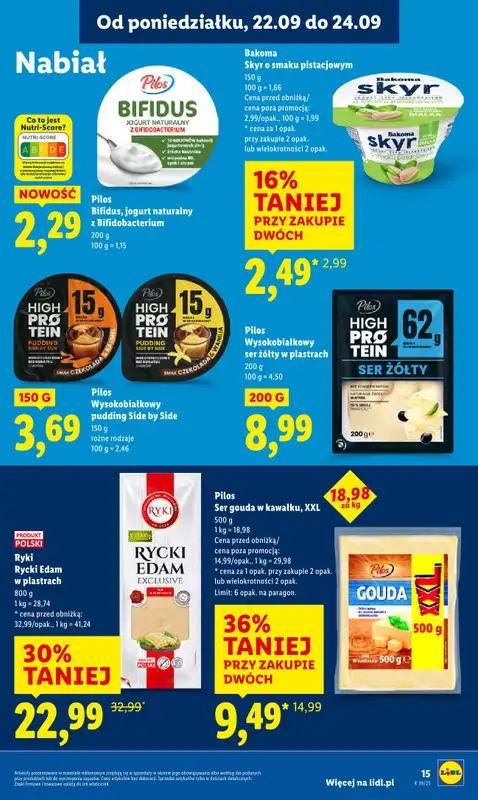 Lidl - gazetka promocyjna Oferta od poniedziałku od poniedziałku 22.09 do środy 24.09 - strona 19