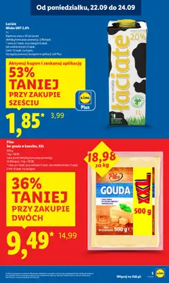 Lidl - gazetka promocyjna Oferta od poniedziałku od poniedziałku 22.09 do środy 24.09 - strona 5