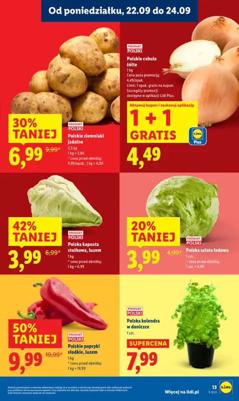Lidl - gazetka promocyjna Oferta od poniedziałku od poniedziałku 22.09 do środy 24.09 - strona 17