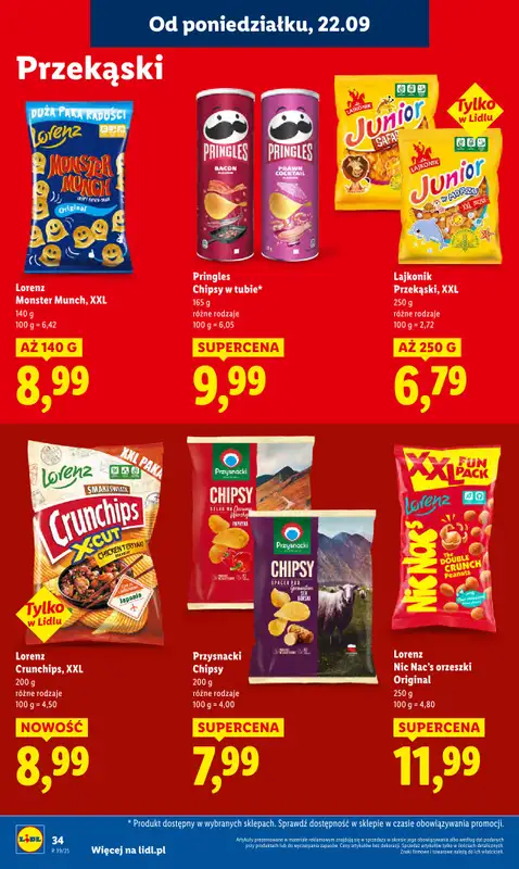Lidl - gazetka promocyjna Oferta od poniedziałku od poniedziałku 22.09 do środy 24.09 - strona 40