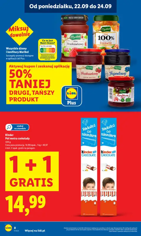 Lidl - gazetka promocyjna Oferta od poniedziałku od poniedziałku 22.09 do środy 24.09 - strona 10