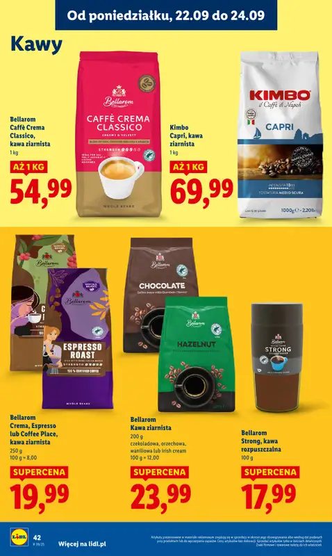 Lidl - gazetka promocyjna Oferta od poniedziałku od poniedziałku 22.09 do środy 24.09 - strona 50