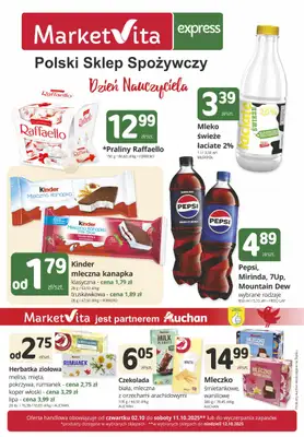 Marketvita - gazetka promocyjna Gazetka Express od czwartku 02.10 do soboty 11.10