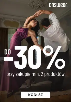 Answear - gazetka promocyjna Do -30% przy zakupie min. 2 produktów od środy 24.09 do środy 08.10