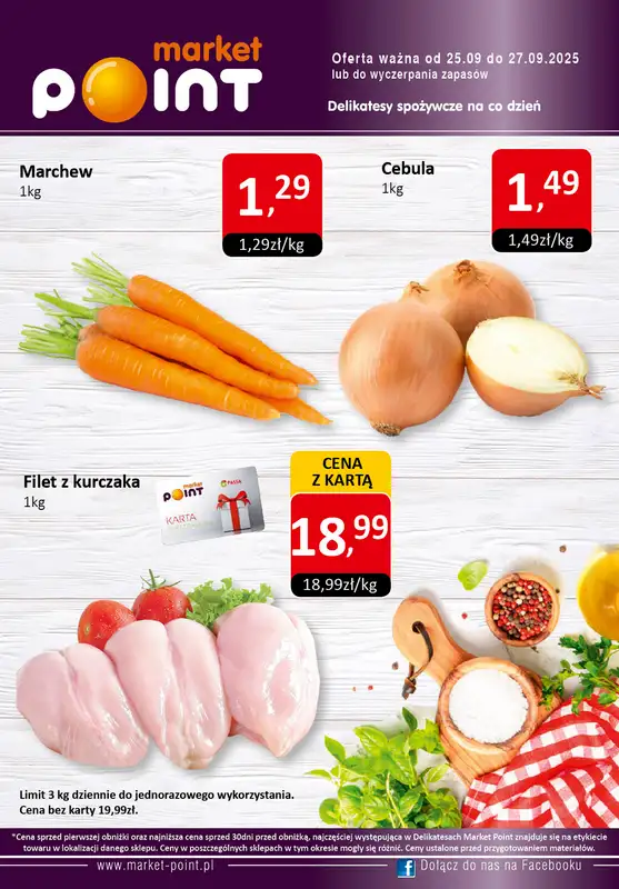 Market Point - gazetka promocyjna Ulotka weekendowa od czwartku 25.09 do soboty 27.09