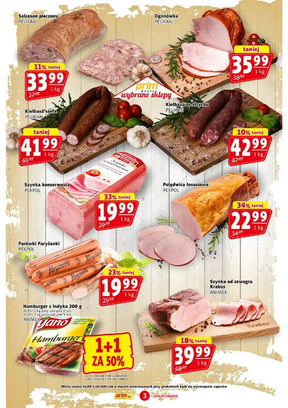 Prim Market - gazetka promocyjna Gazetka od czwartku 25.09 do środy 01.10 - strona 3