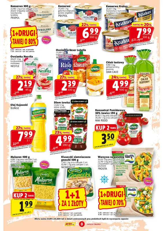 Prim Market - gazetka promocyjna Gazetka od czwartku 25.09 do środy 01.10 - strona 8