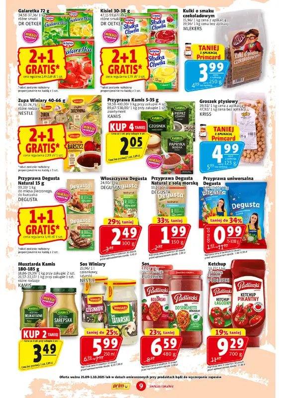 Prim Market - gazetka promocyjna Gazetka od czwartku 25.09 do środy 01.10 - strona 9