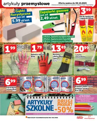 TOPAZ - gazetka promocyjna Gazetka od czwartku 02.10 do środy 08.10 - strona 27
