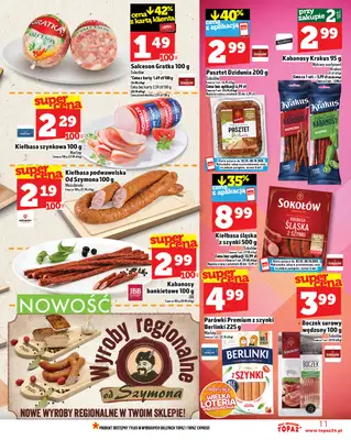 TOPAZ - gazetka promocyjna Gazetka od czwartku 02.10 do środy 08.10 - strona 11