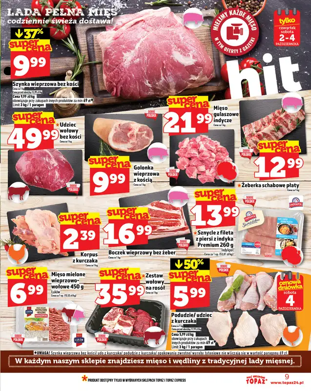 TOPAZ - gazetka promocyjna Gazetka od czwartku 02.10 do środy 08.10 - strona 9