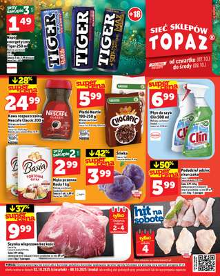 TOPAZ - gazetka promocyjna Gazetka od czwartku 02.10 do środy 08.10
