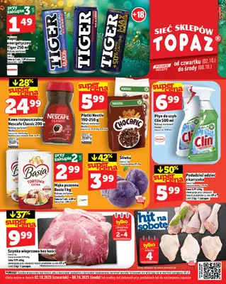 TOPAZ - gazetka promocyjna Gazetka od czwartku 02.10 do środy 08.10