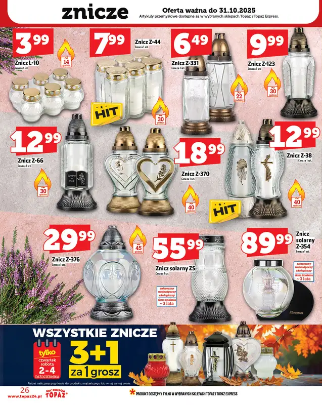 TOPAZ - gazetka promocyjna Gazetka od czwartku 02.10 do środy 08.10 - strona 26