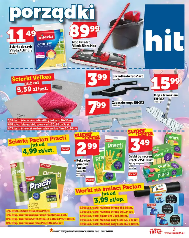 TOPAZ - gazetka promocyjna Gazetka od czwartku 02.10 do środy 08.10 - strona 3