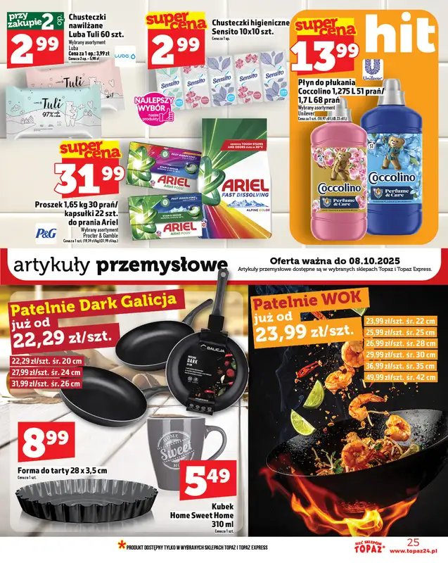 TOPAZ - gazetka promocyjna Gazetka od czwartku 02.10 do środy 08.10 - strona 25
