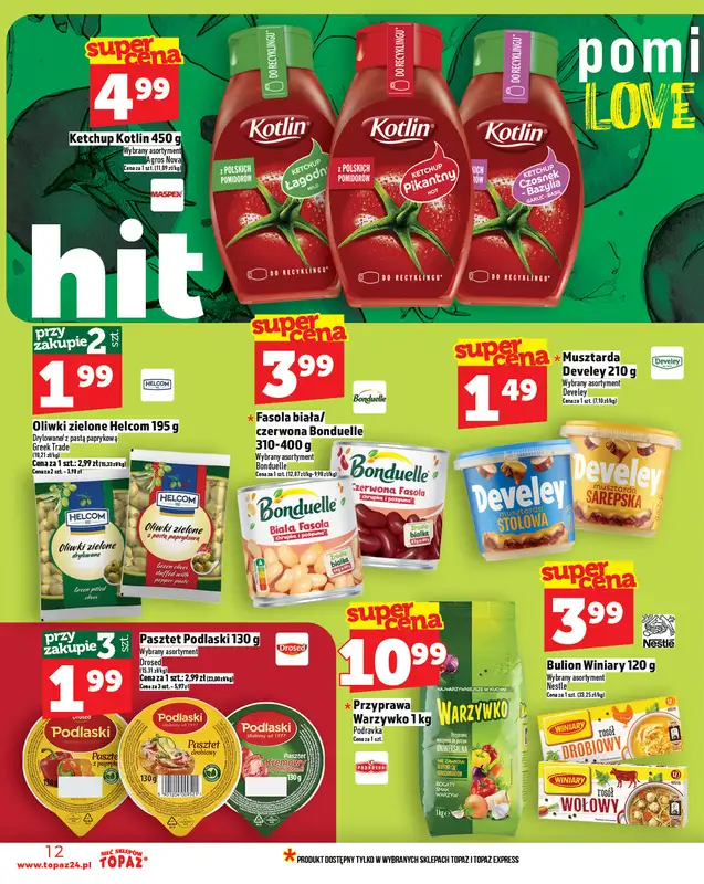 TOPAZ - gazetka promocyjna Gazetka od czwartku 02.10 do środy 08.10 - strona 12