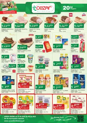 CEZAR Delikatesy - gazetka promocyjna Gazetka od czwartku 25.09 do środy 08.10 CEZAR Delikatesy - gazetka promocyjna Gazetka od czwartku 25.09 do środy 08.10