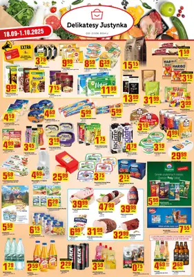 Delikatesy Justynka - gazetka promocyjna Gazetka od czwartku 25.09 do środy 01.10 - strona 5