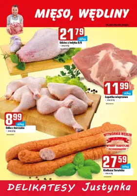 Delikatesy Justynka - gazetka promocyjna Plakaty promocyjne od czwartku 25.09 do niedzieli 28.09 - strona 2 Delikatesy Justynka - gazetka promocyjna Plakaty promocyjne od czwartku 25.09 do niedzieli 28.09 - strona 2
