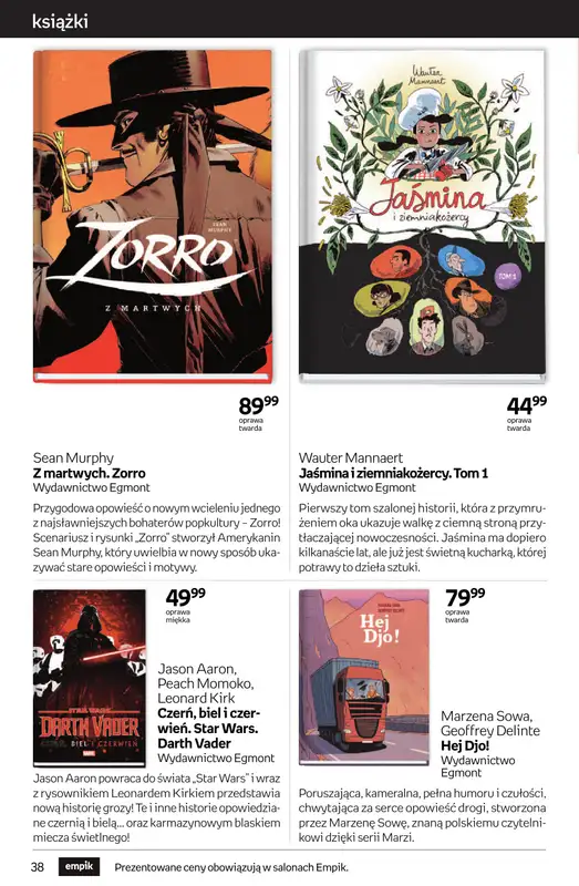 Empik - gazetka promocyjna Tom kultury: książki od czwartku 25.09 do wtorku 14.10 - strona 38