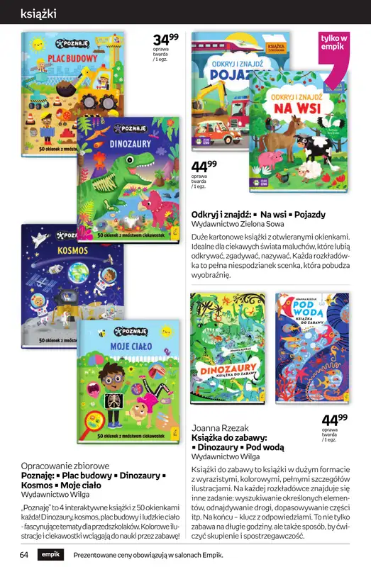 Empik - gazetka promocyjna Tom kultury: książki od czwartku 25.09 do wtorku 14.10 - strona 64