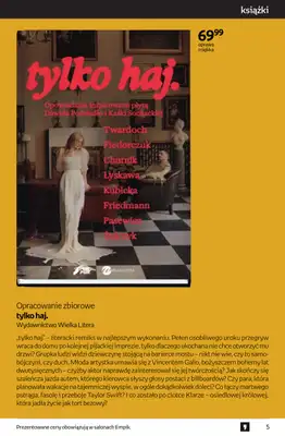 Empik - gazetka promocyjna Tom kultury: książki od czwartku 25.09 do wtorku 14.10 - strona 5