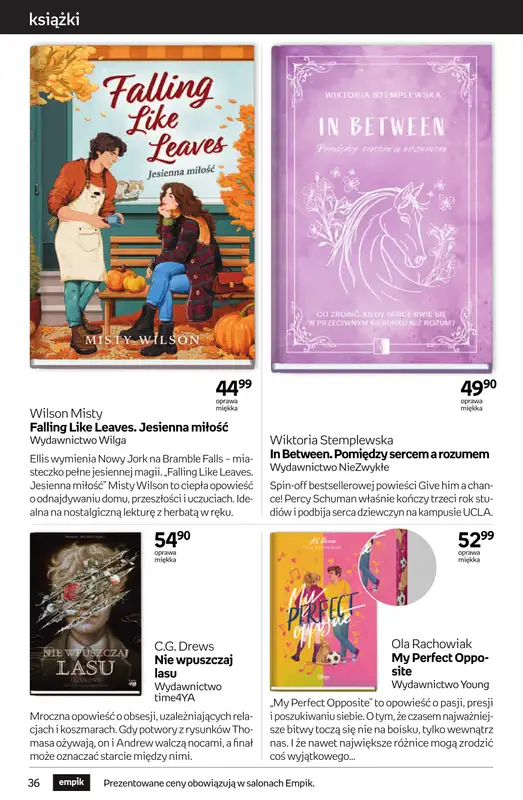 Empik - gazetka promocyjna Tom kultury: książki od czwartku 25.09 do wtorku 14.10 - strona 36