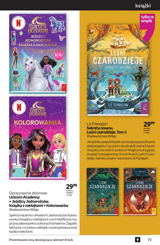 Empik - gazetka promocyjna Tom kultury: książki od czwartku 25.09 do wtorku 14.10 - strona 73