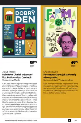 Empik - gazetka promocyjna Tom kultury: książki od czwartku 25.09 do wtorku 14.10 - strona 43
