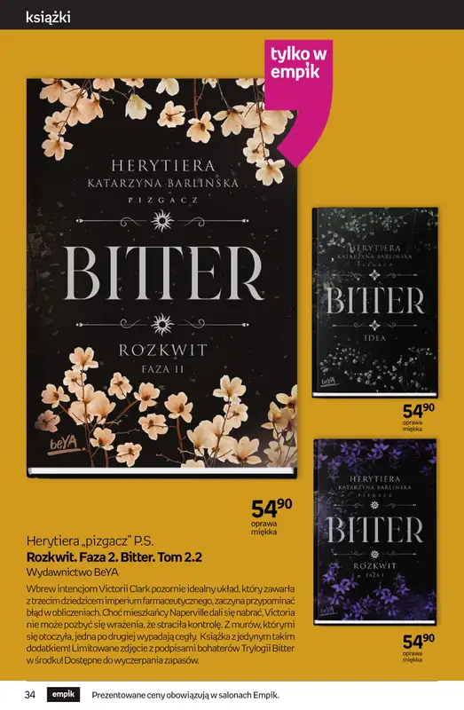 Empik - gazetka promocyjna Tom kultury: książki od czwartku 25.09 do wtorku 14.10 - strona 34