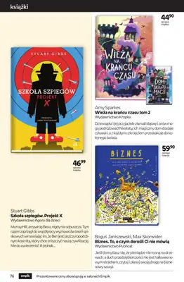 Empik - gazetka promocyjna Tom kultury: książki od czwartku 25.09 do wtorku 14.10 - strona 76