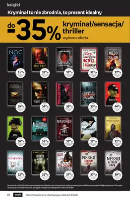 Empik - gazetka promocyjna Tom kultury: książki od czwartku 25.09 do wtorku 14.10 - strona 22