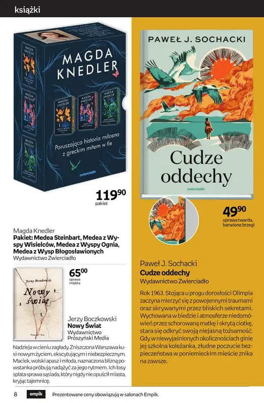 Empik - gazetka promocyjna Tom kultury: książki od czwartku 25.09 do wtorku 14.10 - strona 8