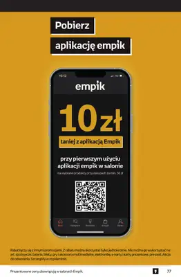 Empik - gazetka promocyjna Tom kultury: książki od czwartku 25.09 do wtorku 14.10 - strona 77